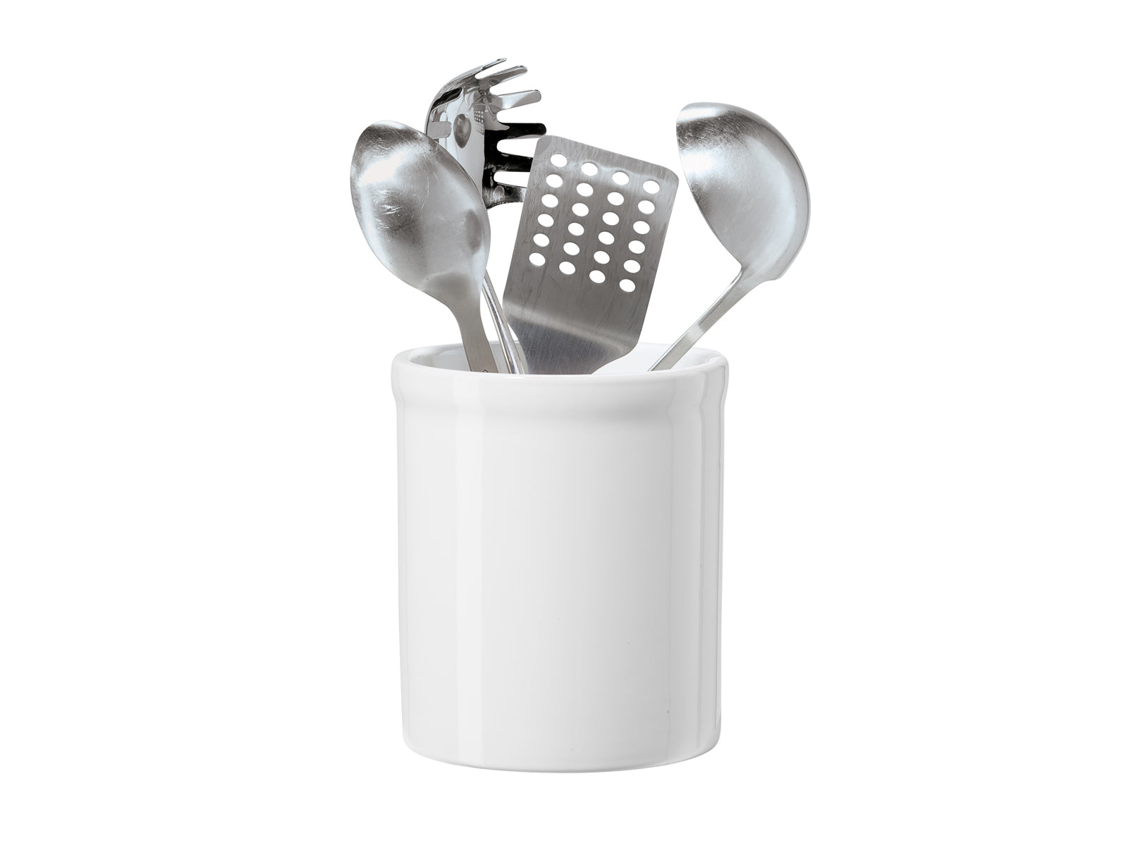Organizador para Utensilios Redondo Ceramica C/Blanco Oggi