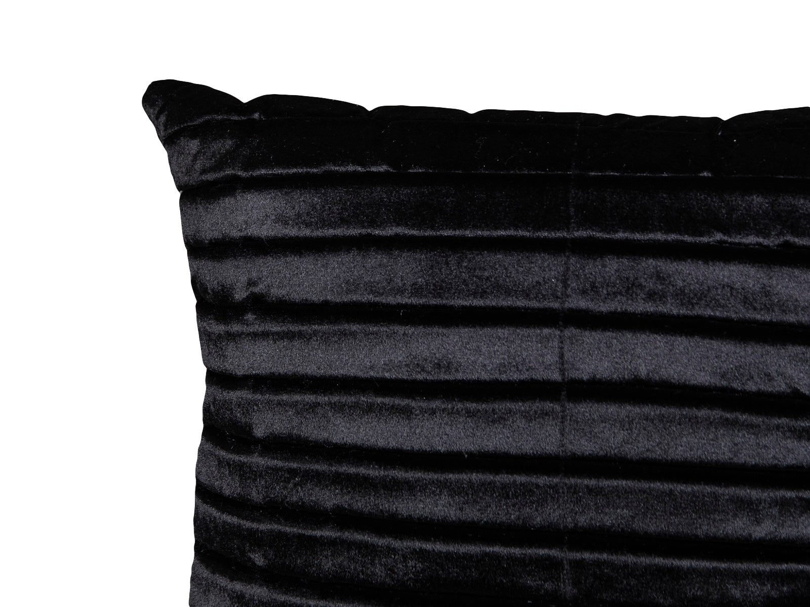 Cojin Velvet Simetrico Lineas Luxury C/Negro 45x45cm
