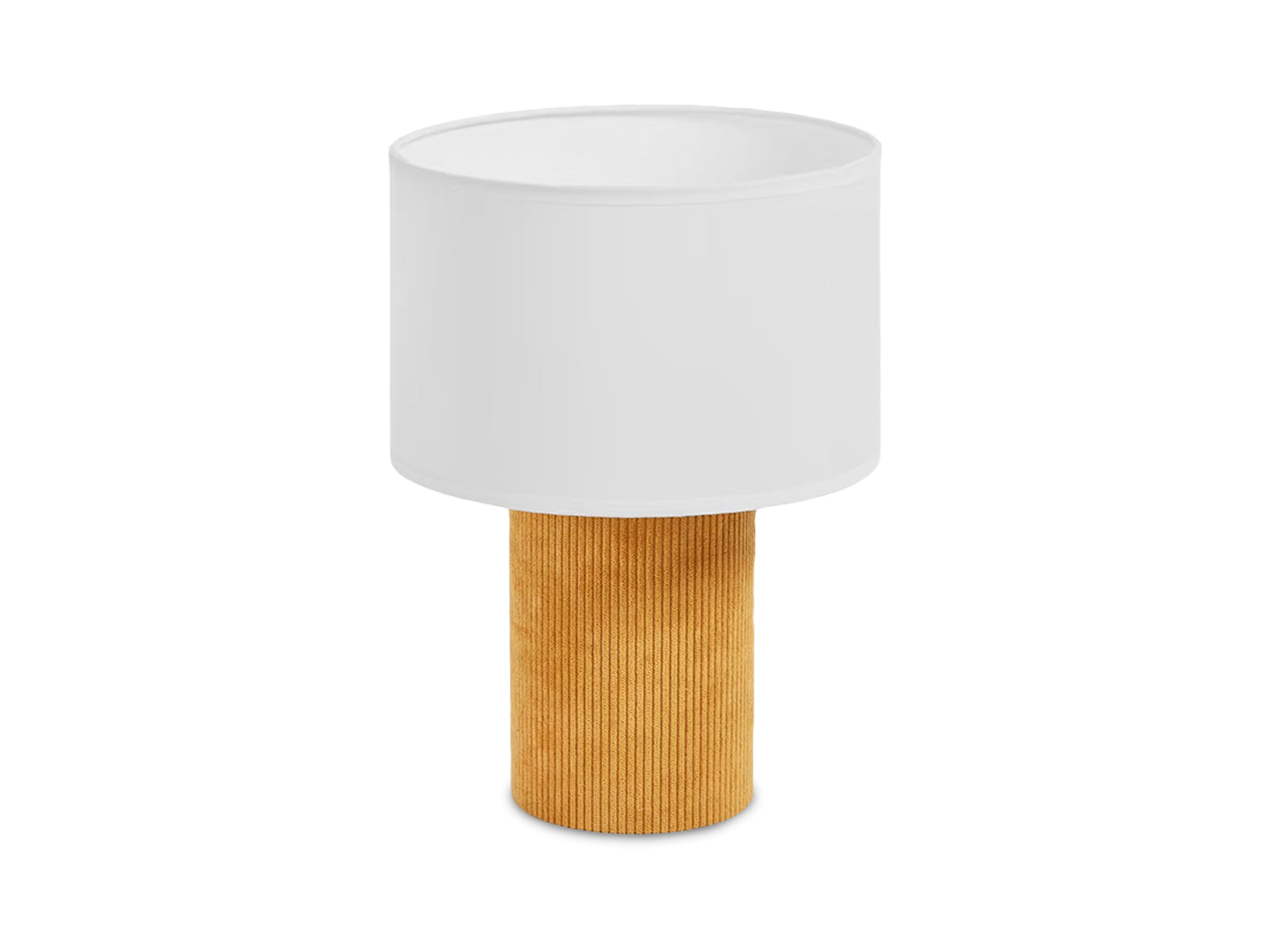 Lampara de Mesa de Pana Bianella C/Mostaza