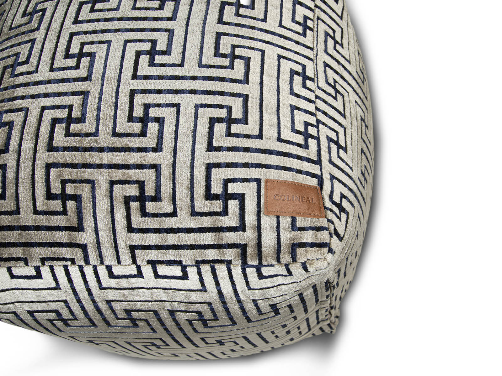 Puff Matias C/Beige-Negro