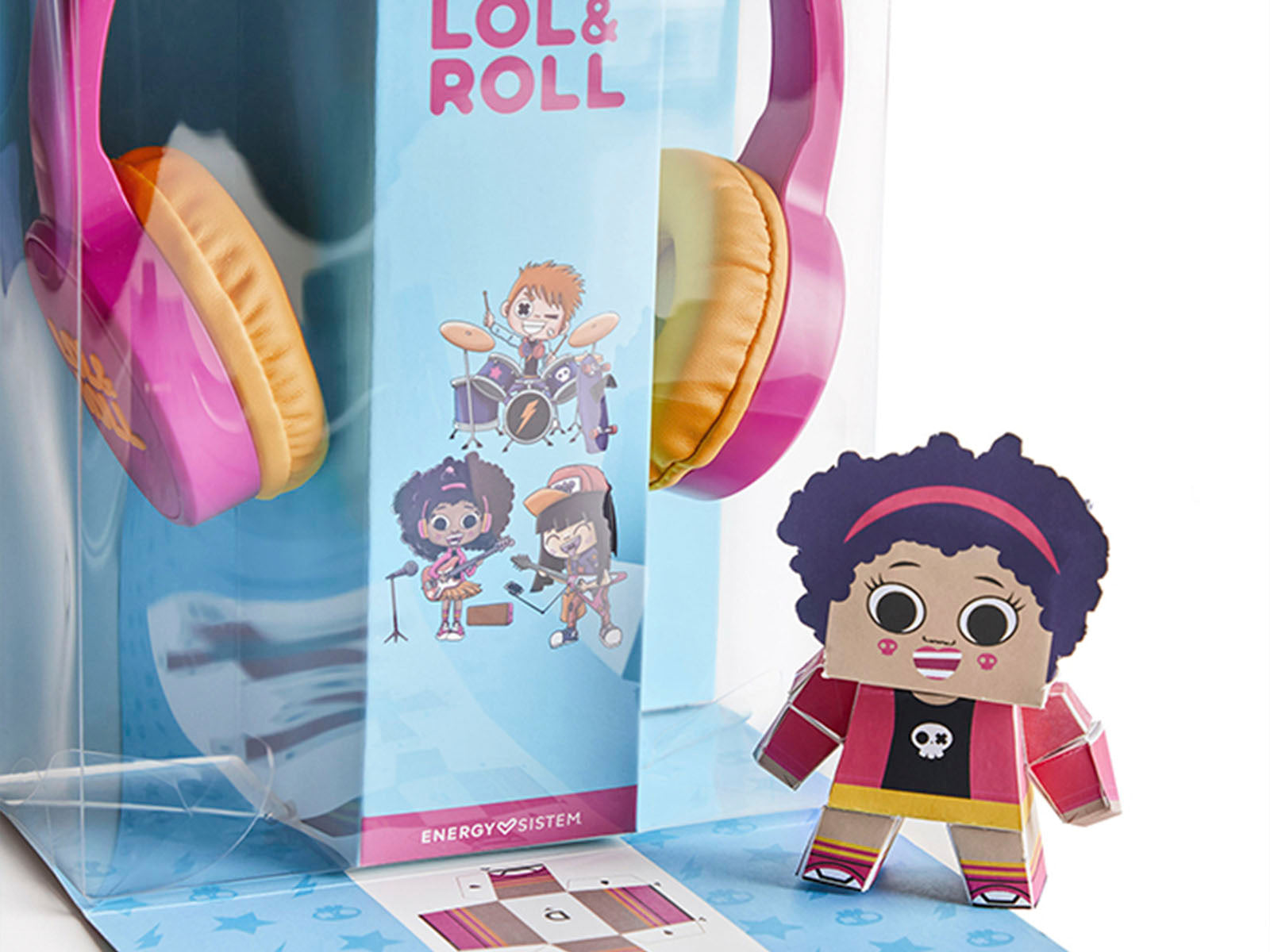 Auriculares Energy Sistem Lol&Roll Pop Kids - Pink — MultiAhorro Hogar