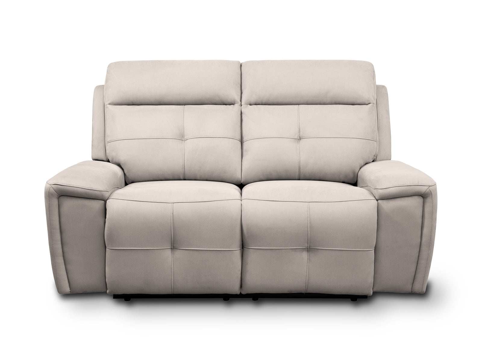 Loveseat Itali Recliner #Color_ Silver"7792"