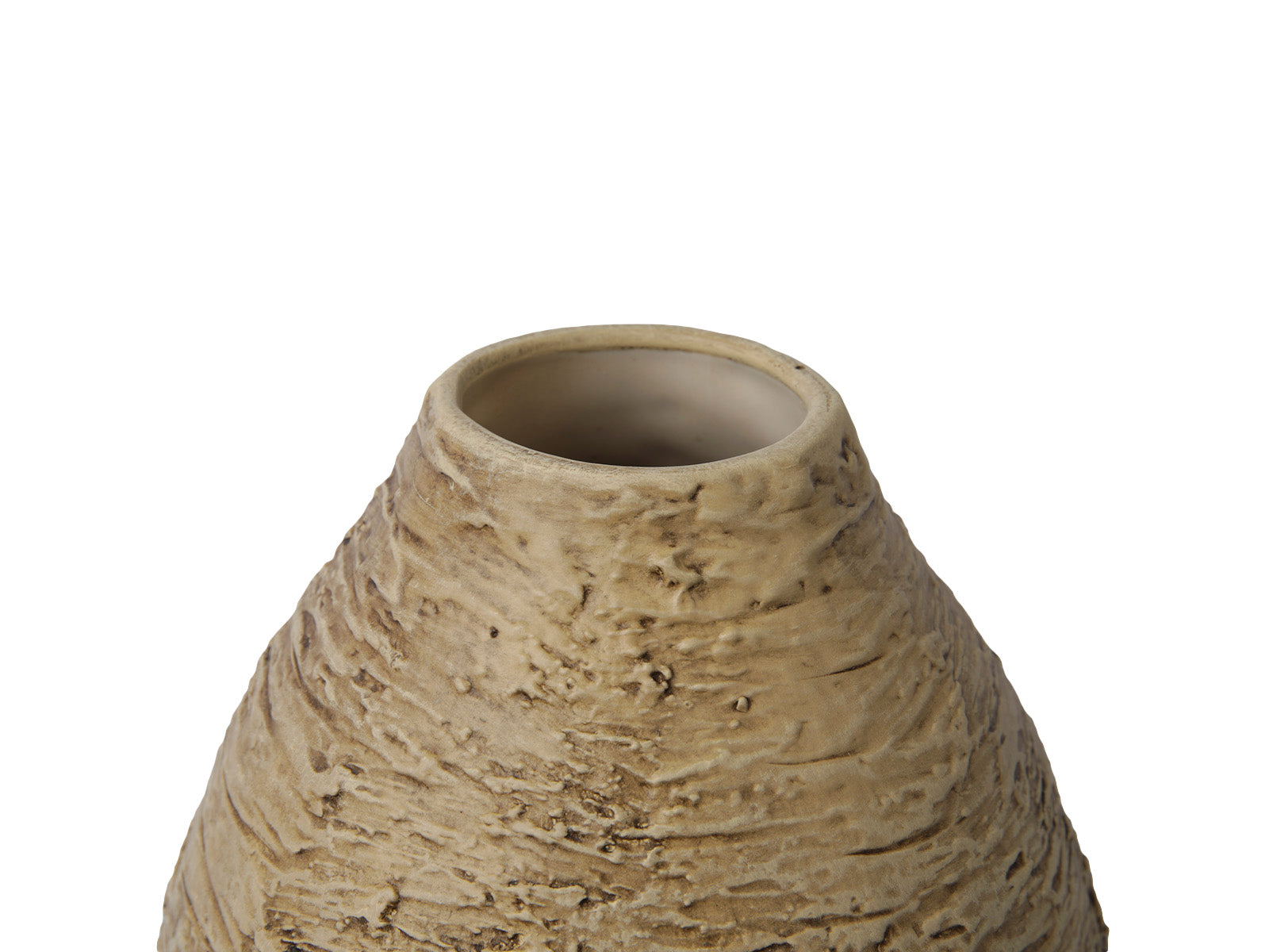 Florero Piedra Beige