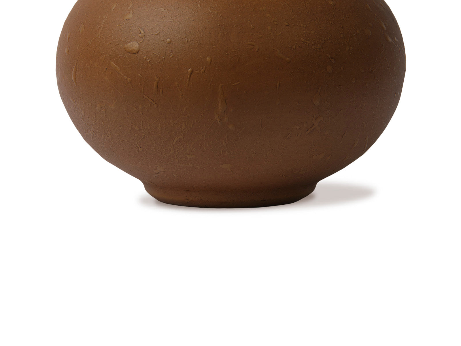 Florero Bajo Liso C/Caramelo